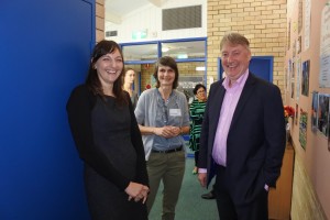 Holdsworth staff celebrating the opening with the JNC Business Services Manager, Petra Besta.