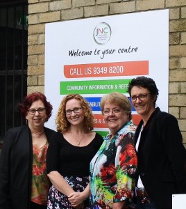 JNC Staff: Janet Green (GM), Sally Pennell, Anna Hartree & Megan Bowyer