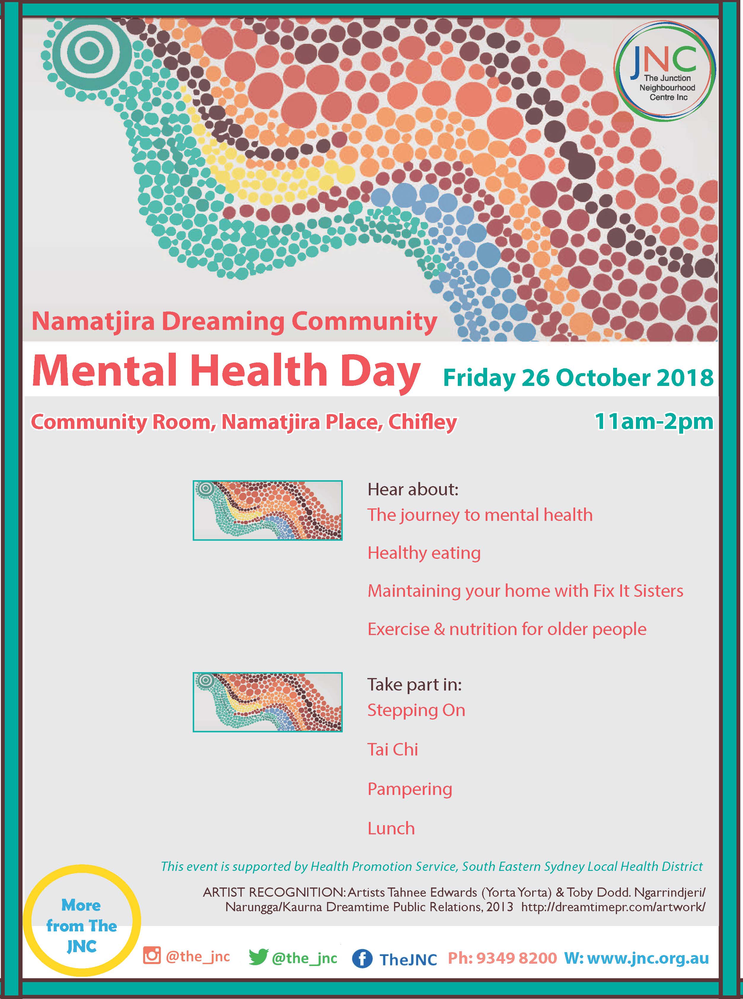 Mental Health Day poster