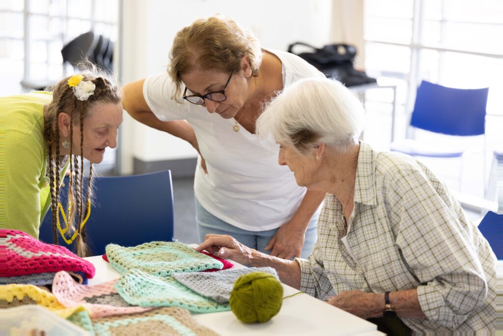 Assist with our social groups for older people such as knitting or crafts. You will set up the space, help make tea and coffee, and host the group – you do not need to teach or facilitate any activities, but are welcome to learn from the group participants! Opportunities at our Glebe or Maroubra centres.